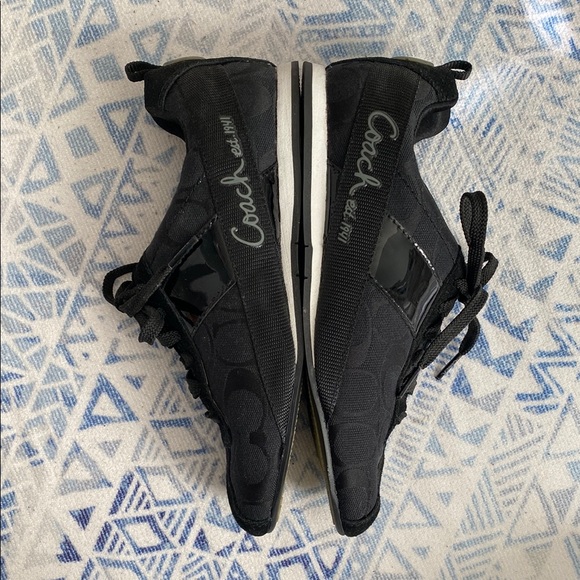 Coach Women’s Black Sneakers - Picture 4 of 7